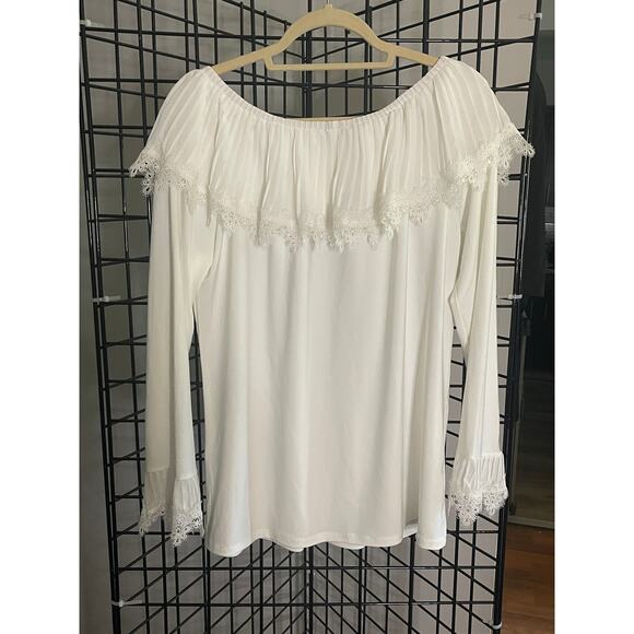 NWT Anthony Original Off Shoulder Top Sz M - Picture 4 of 4